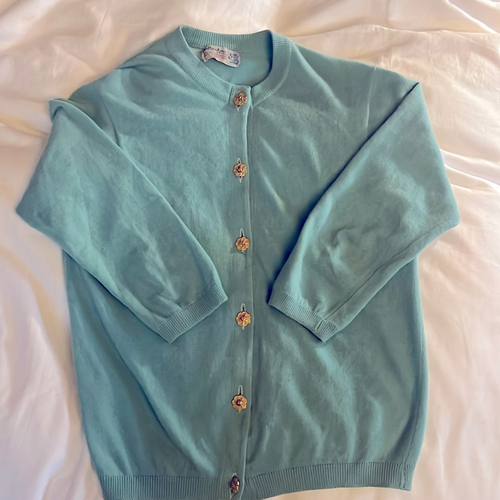 Vintage Ballantyne cashmere cardigan